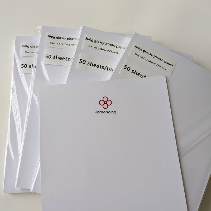 Premium Glossy Photo Paper Double Sided A4 300gsm
