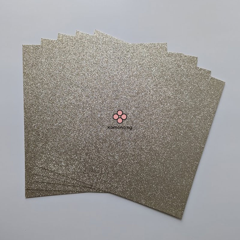 Glitter Cardstock 12x12in 300gsm