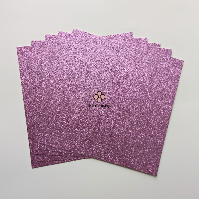 Glitter Cardstock 12x12in 300gsm