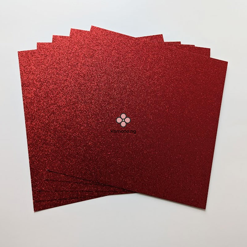 Glitter Cardstock 12x12in 300gsm