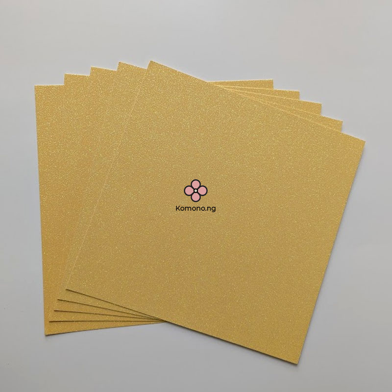Glitter Cardstock 12x12in 300gsm